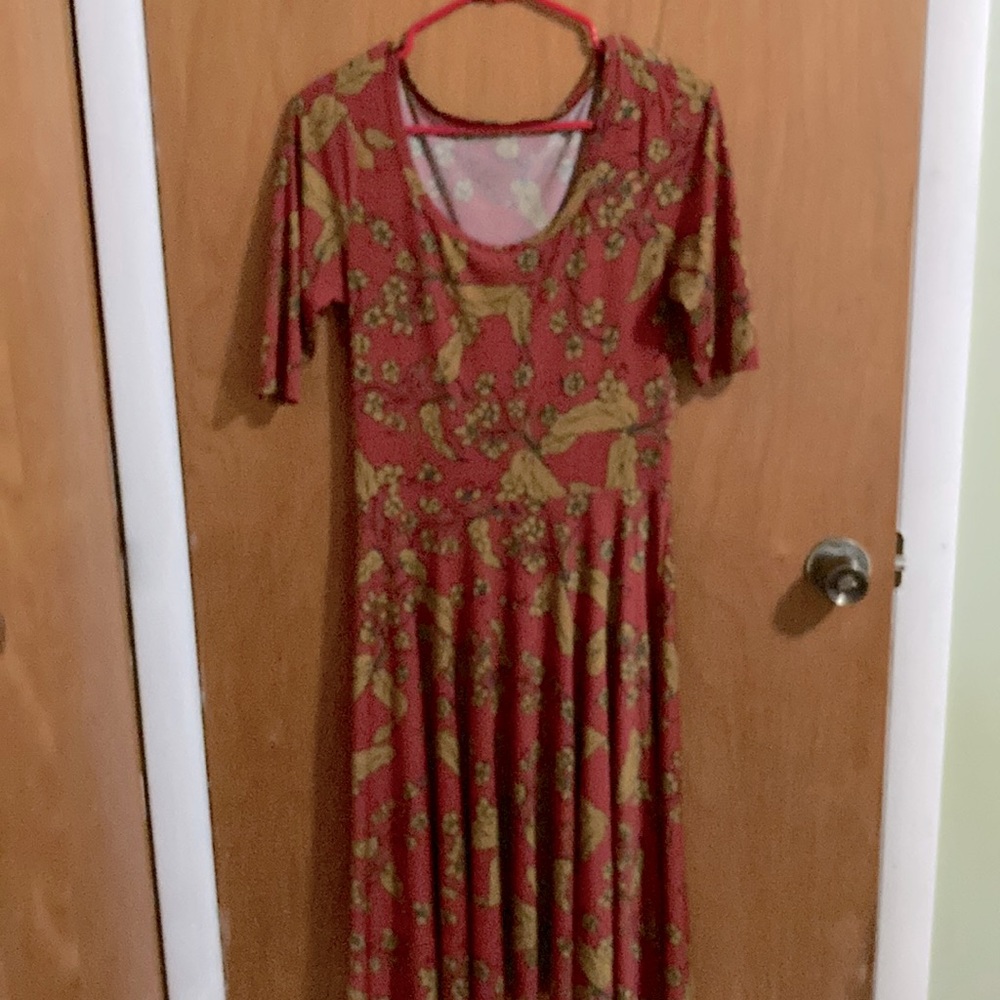 Lularoe dress rust color
